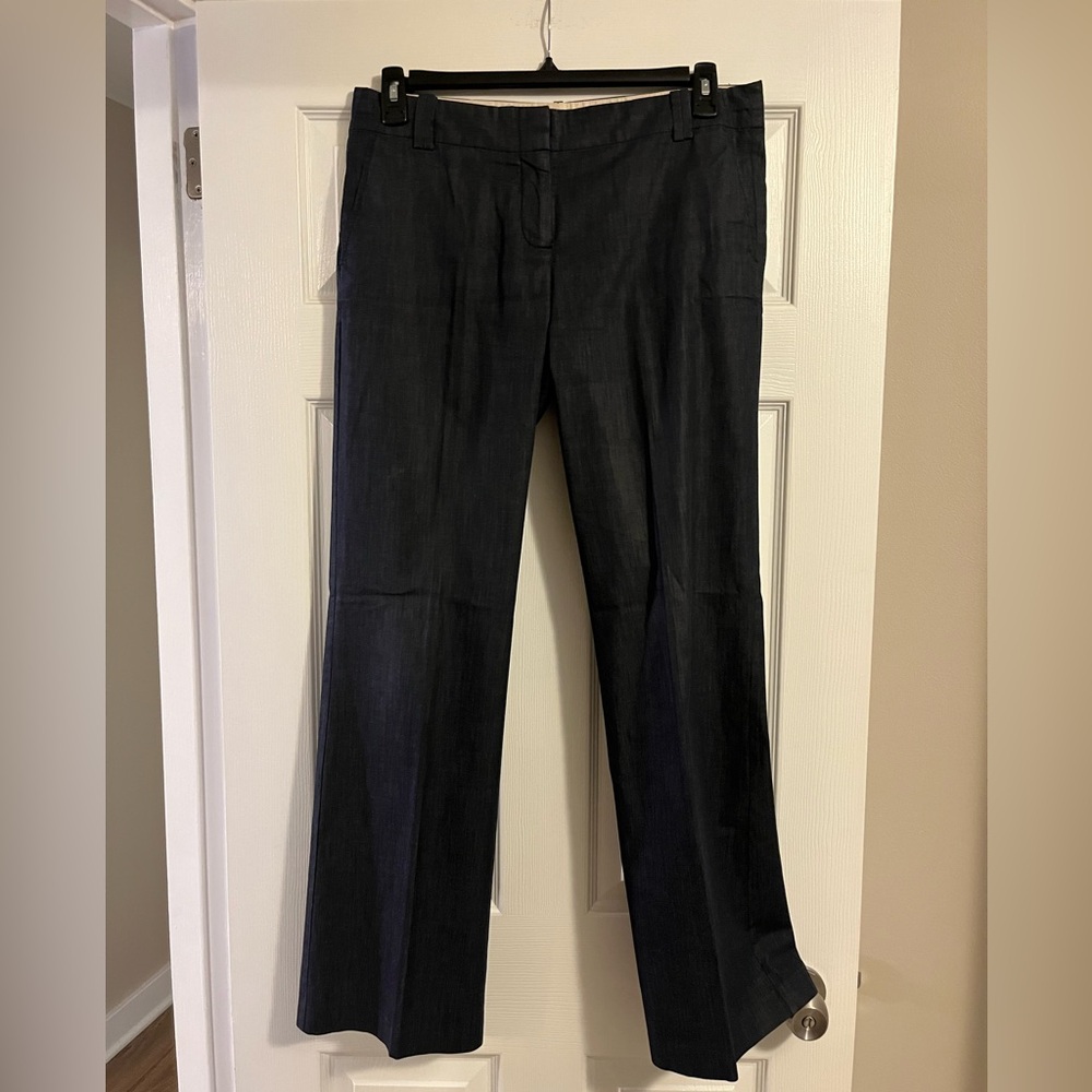 LOFT Charcoal Gray Trousers